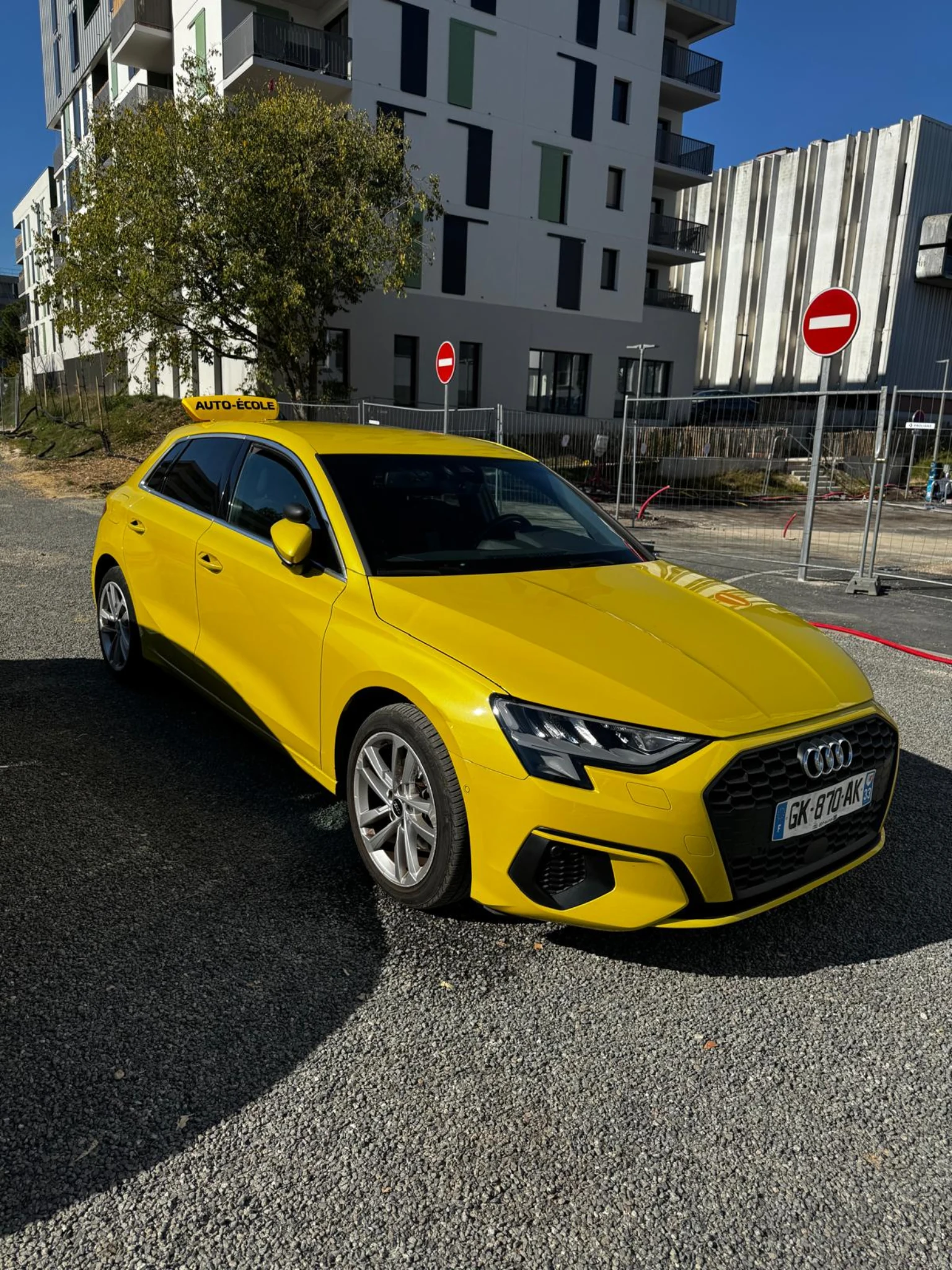 L’Audi A3 au soleil